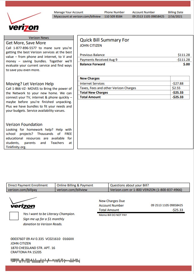  Minol USA business utility bill 